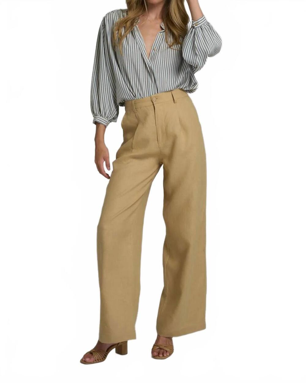 NEW ILOVELILYA newport loose fitting shirt top in cheshire stripe / blue